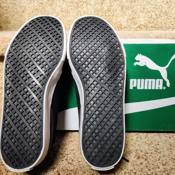NWT Puma Men's Size 8 Charcoal and Black Sneakers - Picture 3 of 6